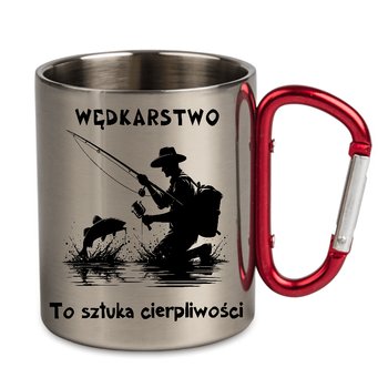 Kubek z karabińczykiem, Wędkarz, MCZE-WE-015 - Inny producent