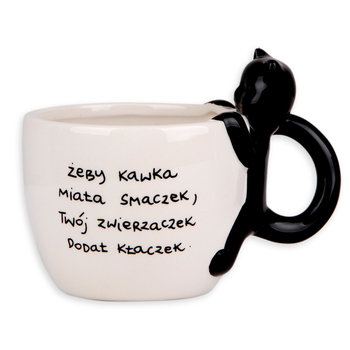 Kubek Z Kotem, Łap Kottera, Biały, 320 ml - Empik