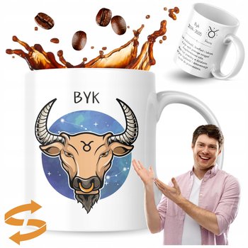 Kubek z nadrukiem 330 ml Znak Zodiaku Byk Kubek Prezent Kubek Do Kawy - Inny producent