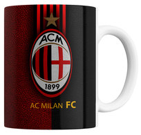 KUBEK Z NADRUKIEM AC MILAN KIBICA + NAPIS  330ML CERAMIKA
