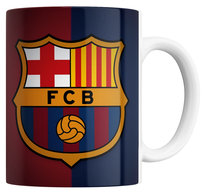 KUBEK Z NADRUKIEM BARCELONA + NAPIS  330ML CERAMIKA Inna marka