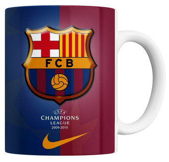 KUBEK Z NADRUKIEM BARCELONA + NAPIS  330ML CERAMIKA - Inny producent