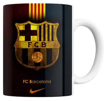 KUBEK Z NADRUKIEM BARCELONA + NAPIS  330ML CERAMIKA - Inny producent