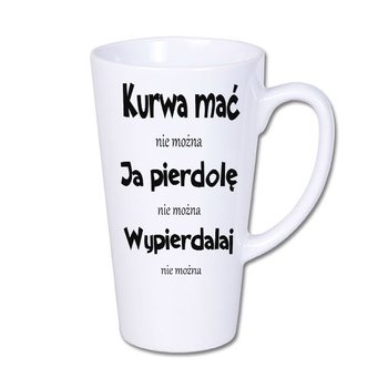 Kubek z nadrukiem Chamski Tekst, BI-LATTE2-CHT-23 - Inny producent