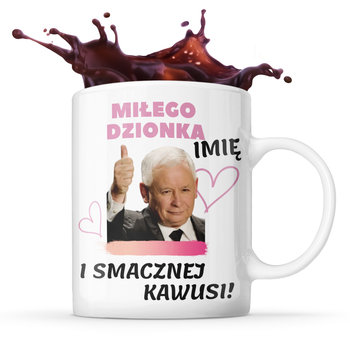 KUBEK Z NADRUKIEM JAROSŁAW KACZYŃSKI KAWUSI - Inny producent