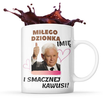 KUBEK Z NADRUKIEM JAROSŁAW KACZYŃSKI KAWUSI - Inny producent