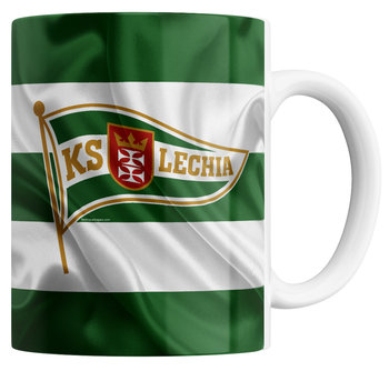 KUBEK Z NADRUKIEM LECHIA GDAŃSK + NAPIS  330ML CERAMIKA - Inny producent