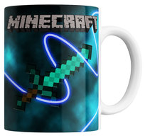 KUBEK Z NADRUKIEM MINECRAFT Z IMIENIEM 330ML CERAMIKA