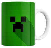 KUBEK Z NADRUKIEM MINECRAFT Z IMIENIEM 330ML CERAMIKA