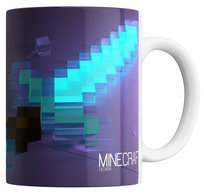 KUBEK Z NADRUKIEM MINECRAFT Z IMIENIEM 330ML CERAMIKA