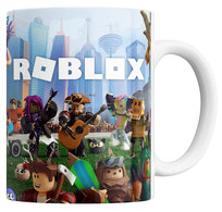 KUBEK Z NADRUKIEM ROBLOX Z IMIENIEM 330ML CERAMIKA
