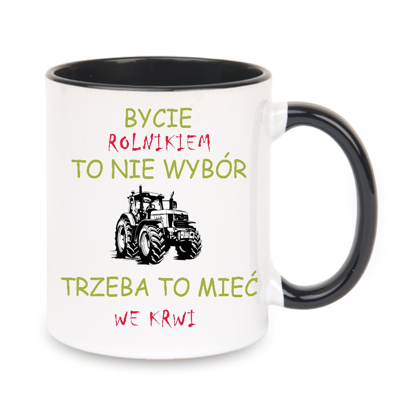 Kubek z nadrukiem Rolnik, Śmieszne, Zabawny tekst BCC-ROL-010 - Inna ...