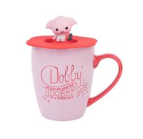 Kubek z pokrywką Harry Potter Dobby Kubki na kawę z nadrukiem Duży 350 ml