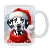Kubek z psem Dalmatyńczyk - Kolekcja Świąteczna
