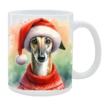 Kubek z psem Greyhound - Kolekcja Świąteczna