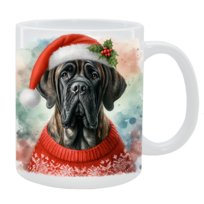 Kubek z psem Mastif hiszpański - Kolekcja Świąteczna