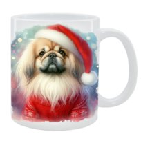 Kubek z psem Pekińczyk - Kolekcja Świąteczna