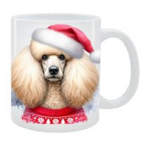 Kubek z psem Pudel duży - Kolekcja Świąteczna