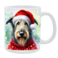 Kubek z psem Wilczarz irlandzki - Kolekcja Świąteczna