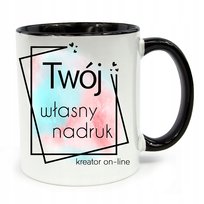 KUBEK Z TWOIM WŁASNYM FOTO NADRUKIEM ZDJĘCIEM LOGO FIRMY GRAFIKĄ NA PREZENT