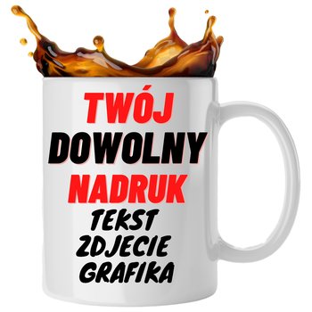 Kubek Z Własnym Nadrukiem 330ml Twoim Zdjęciem Logo Napis - Inny producent