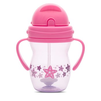 KUBEK ZE SŁOMKĄ NIEKAPEK Z OBCIĄŻNIKIEM LORELLI .BOX - Lorelli