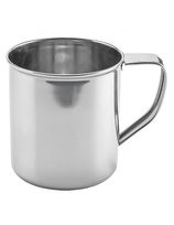 Kubek ze stali nierdzewnej, 400 ml, KINGHoff, srebrny KINGHoff