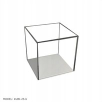 Kubik Gablotka pokrywa z plexi na model 25x25x25 osłona na kolekcję gablota