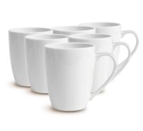 Kubki Kubeczki Porcelanowe Mg Home Classic Komplet 6X360 Ml Do Kawy Herbaty