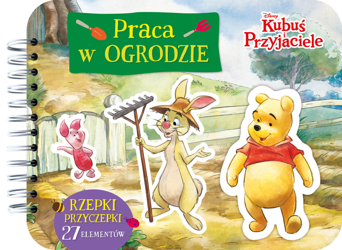 Kubuś i przyjaciele praca w ogrodzie. Rzepki-przyczepki