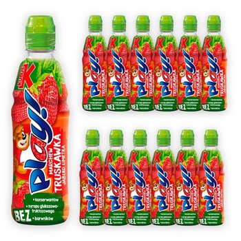 Kubuś Play! Napój marchew truskawka jabłko limetka 400 ml x12 sztuk - Kubuś