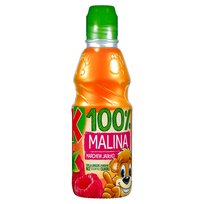 Kubuś, Sok owocowy, Malina, marchew i jabłko, 300 ml