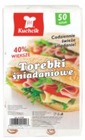 Kuchcik Torebki Śniadaniowe Papierowe 50 Sztuk