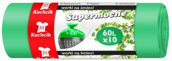 Kuchcik Worki Na Śmieci 60L Super Mocne Zielone 10Szt - Kuchcik