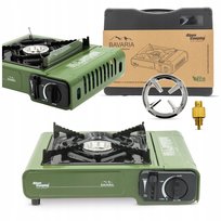 KUCHENKA TURYSTYCZNA GAZOWA PRZENOŚNA POD NAMIOT KARTUSZ GAZOWY GRILL Alpen Camping