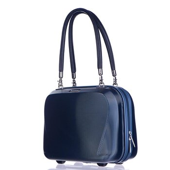 Kufer twardy PUCCINI LONDON PCQM019 7 Niebieski - PUCCINI