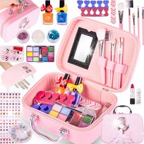 KUFEREK KOSMETYKÓW MAKEUP dla dzieci ZESTAW DO MALOWANIA makijażu TOREBKA