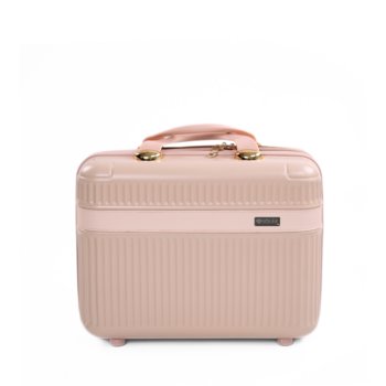 Kuferek Podróżny Mały Abs Nokiro 12'- Pudrowy Róż - Solier
