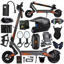 Kukirin G2 Elektryczna Hulajnoga + 8 Prezenty – 1200W, 45 km/h, 48V 15.6AH, Zasięg do 55 km, 10-calowe Opony Off-road, Składana, Hamulce Tarczowe