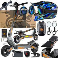 Kukirin G2 Elektryczna Hulajnoga + 8 Prezenty – 1200W, 45 km/h, 48V 15.6AH, Zasięg do 55 km, 10-calowe Opony Off-road, Składana, Hamulce Tarczowe