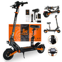 KuKirin G2 Pro Pojazd elektryczny, Elektryczna Hulajnoga z Siedziskiem, 100W, 45km/h, 48V 15.6AH,  Zasięg 58km, Hamulce Tarczowe, Składanym, Czarny