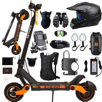 KuKirin G3 Hulajnoga elektryczna 1200W, 50km/h, 65km, 52V 18.2AH, 10-calowa terenowa, bezdętkowe opony, podwójna amortyzacja, składana, 8 Prezenty