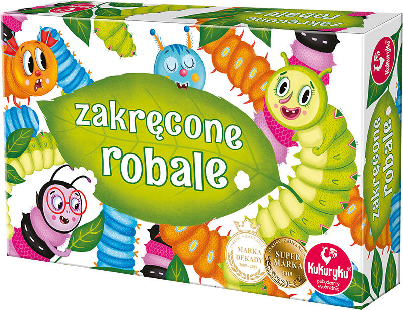 Kukuryku Gra planszowa Zakręcone robale