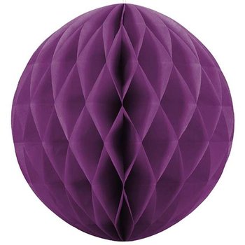 Kula bibułowa, fioletowa, 40 cm - PartyDeco