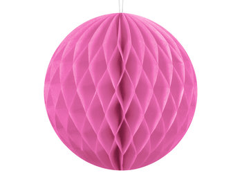 Kula bibułowa, różowa, 10 cm - PartyDeco