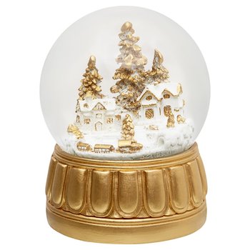 Kula Dekoracyjna LED, Magic Winter, Złota, Duża - Empik