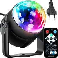 Kula Disco Dyskotekowa Projektor Led Rgb retoo