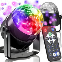 Kula Disco Projektor Dyskotekowy Led Rgb Reflektor Impreza Domówka + Pilot Inny producent