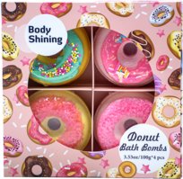 Kule do Kąpieli Zestaw (donut) Świąteczne Kula do Kąpieli 4 Szt.