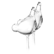 Kule nawadniające HOMEKRAFT ptak, 2 szt - 35 cm szkło do roślin doniczkowych samonawadniające na urlop ozdobne akcesoria ogrodowe